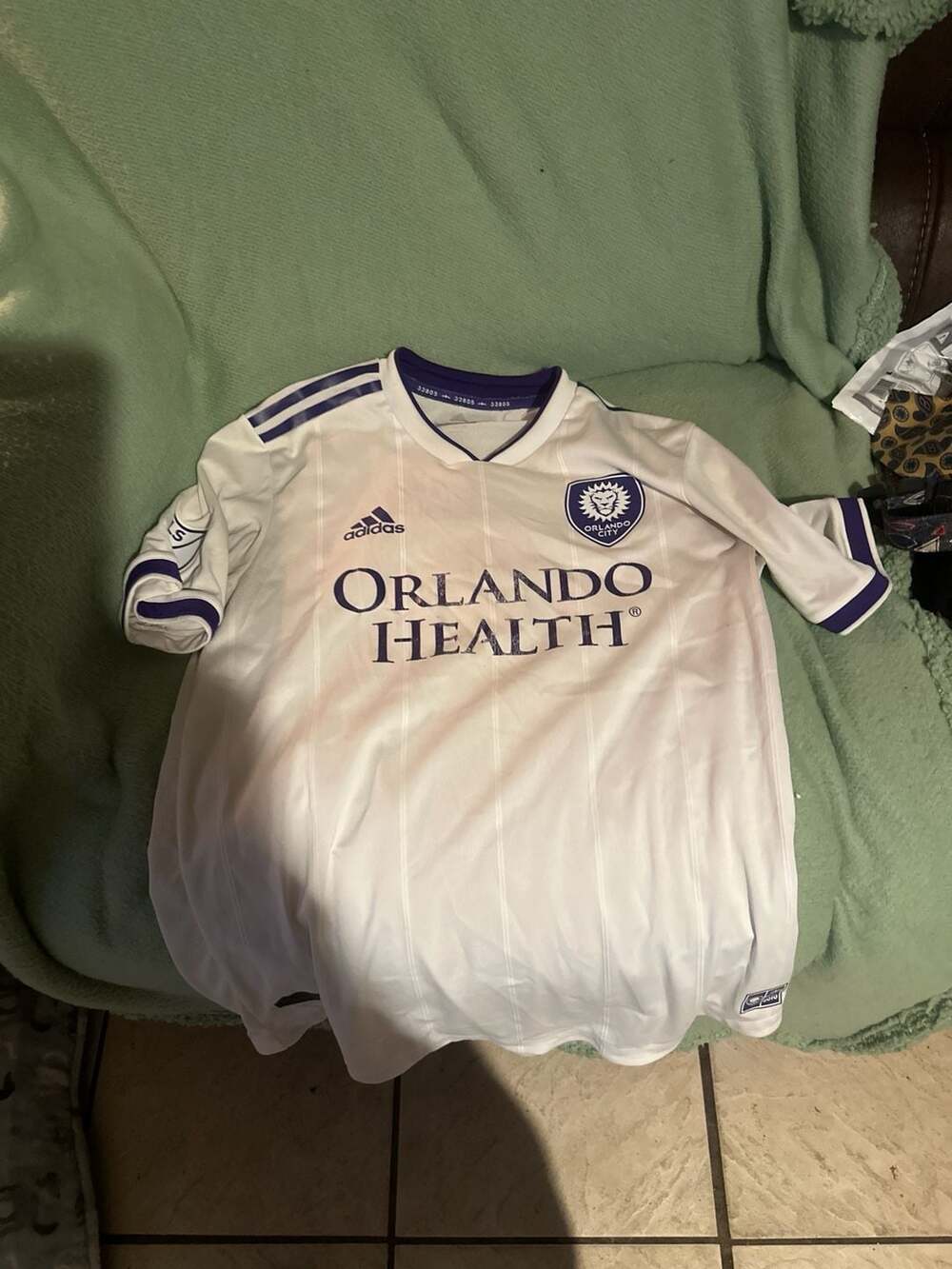 Adidas Orlando City SC 2018-2019 Away Soccer Jersey White